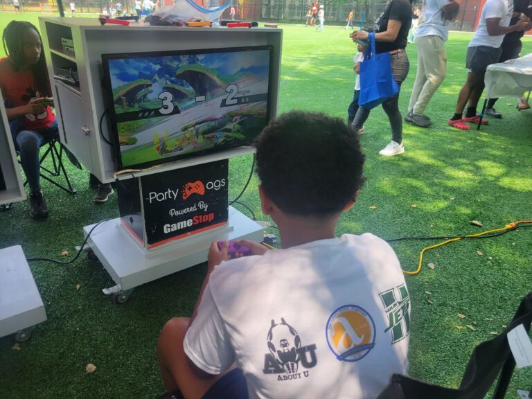 Child Playing Video Game