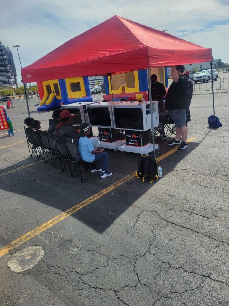 Video Games for Outdoor Party